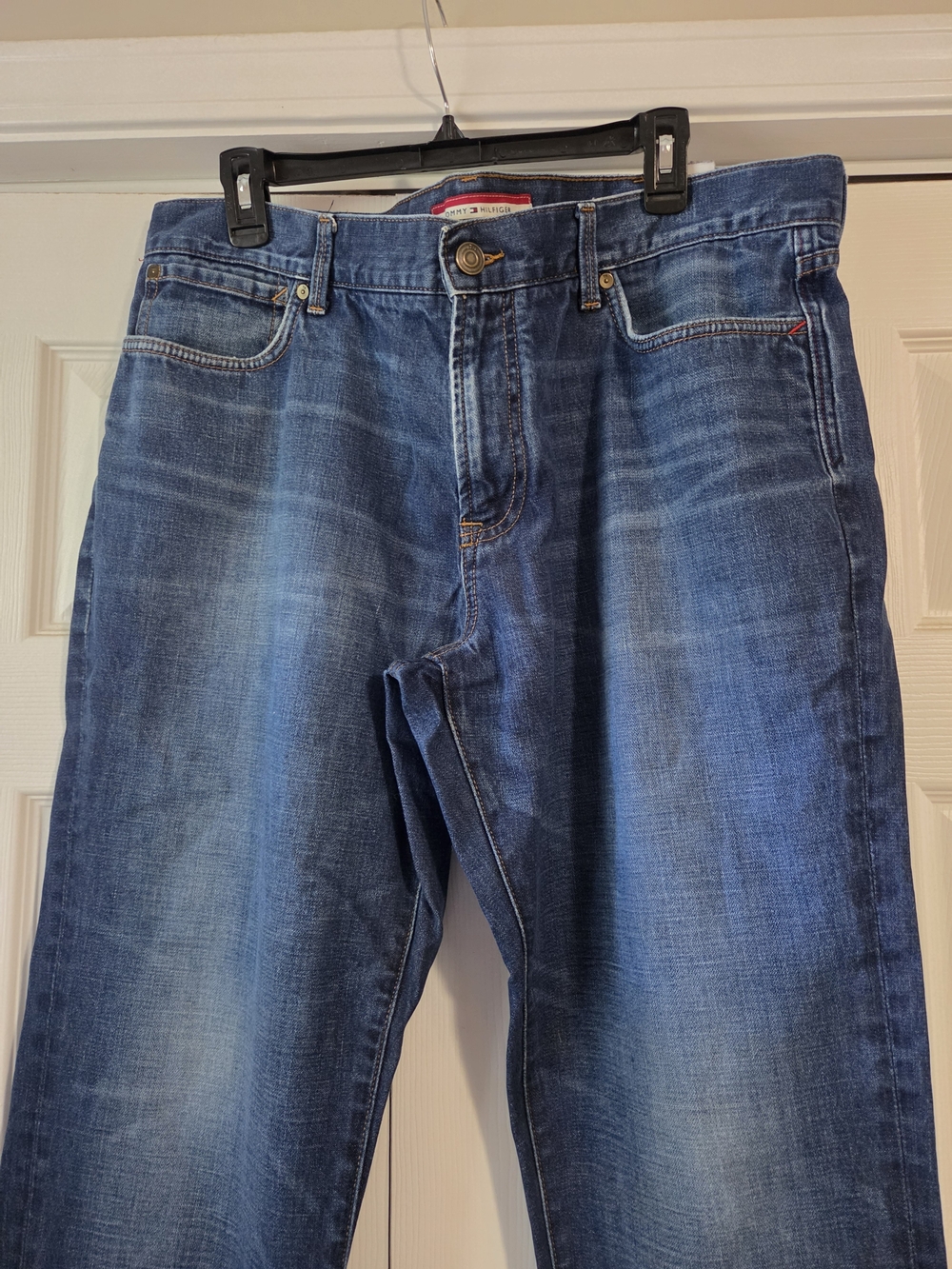 Tommy Hilfiger Men's Blue Straight-Leg Jeans